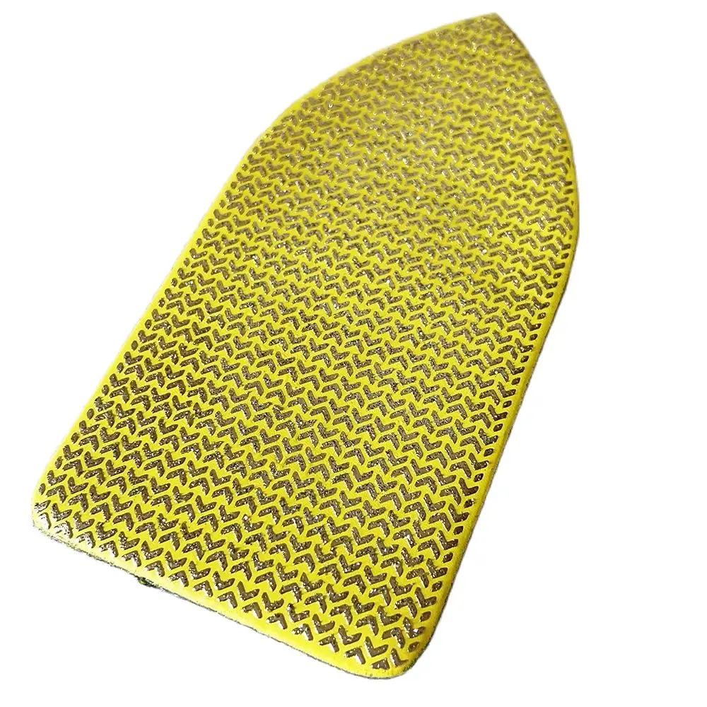 4Pcs Diamond Electroplated Hand Wiper Ceramic Tile Rock Slab Glass Edging Tool Deburring Repairing Porcelain Hand Polishing Pad