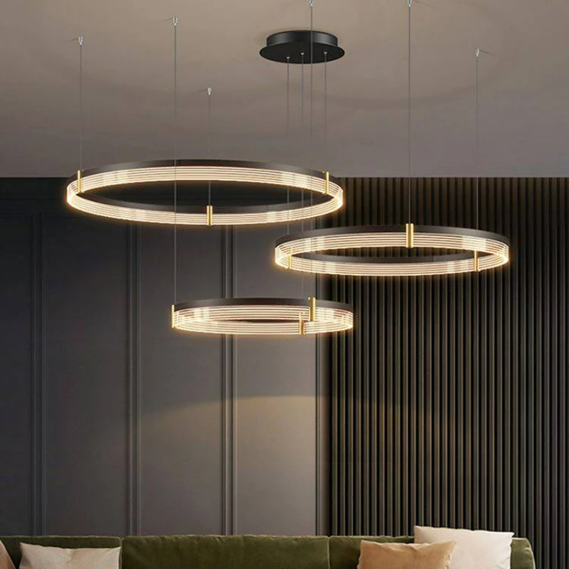 

Living Room Chandelier Simple Modern Led Lighting Creative Nordic Luxury Restaurant Bedroom Lamp Designer High-end Chandelier