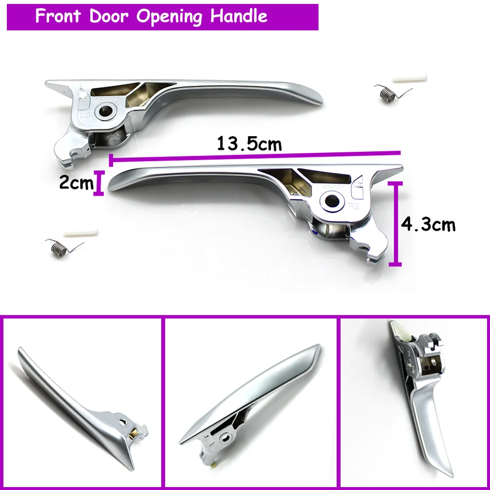 2016-2023 G30 G31 G38 F90 2PCS Car Interior Front Rear Left Right Chrome Door Handle Or Assembly For BMW 5 Series 51417488593