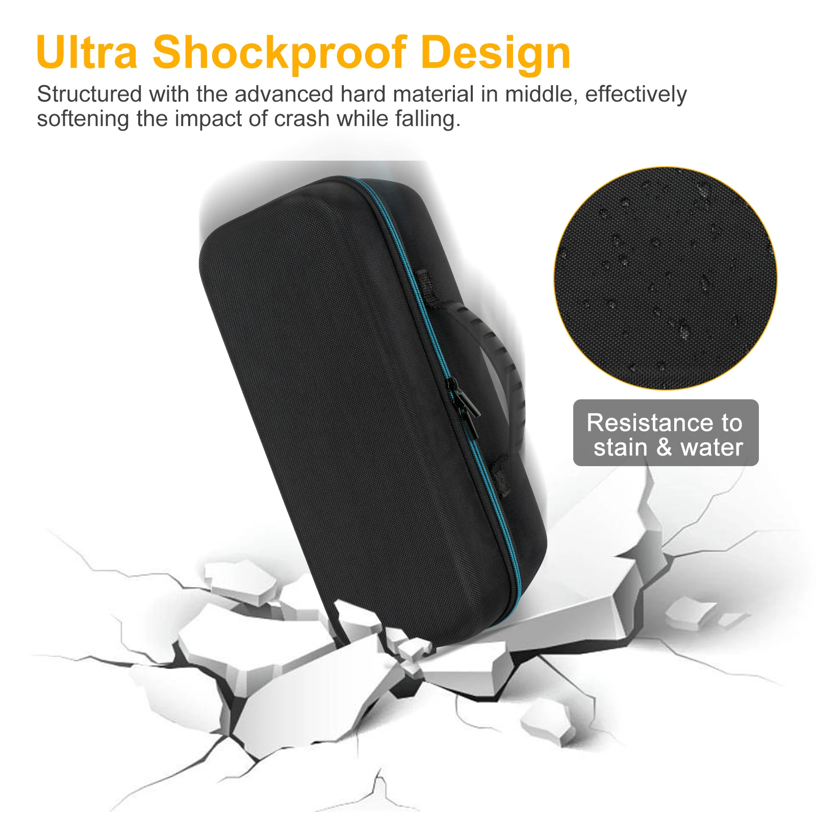 

Hard Carrying Case Shockproof Travel Case Box Waterproof with Shoulder Strap for New Bose SoundLink Max Portable Speaker