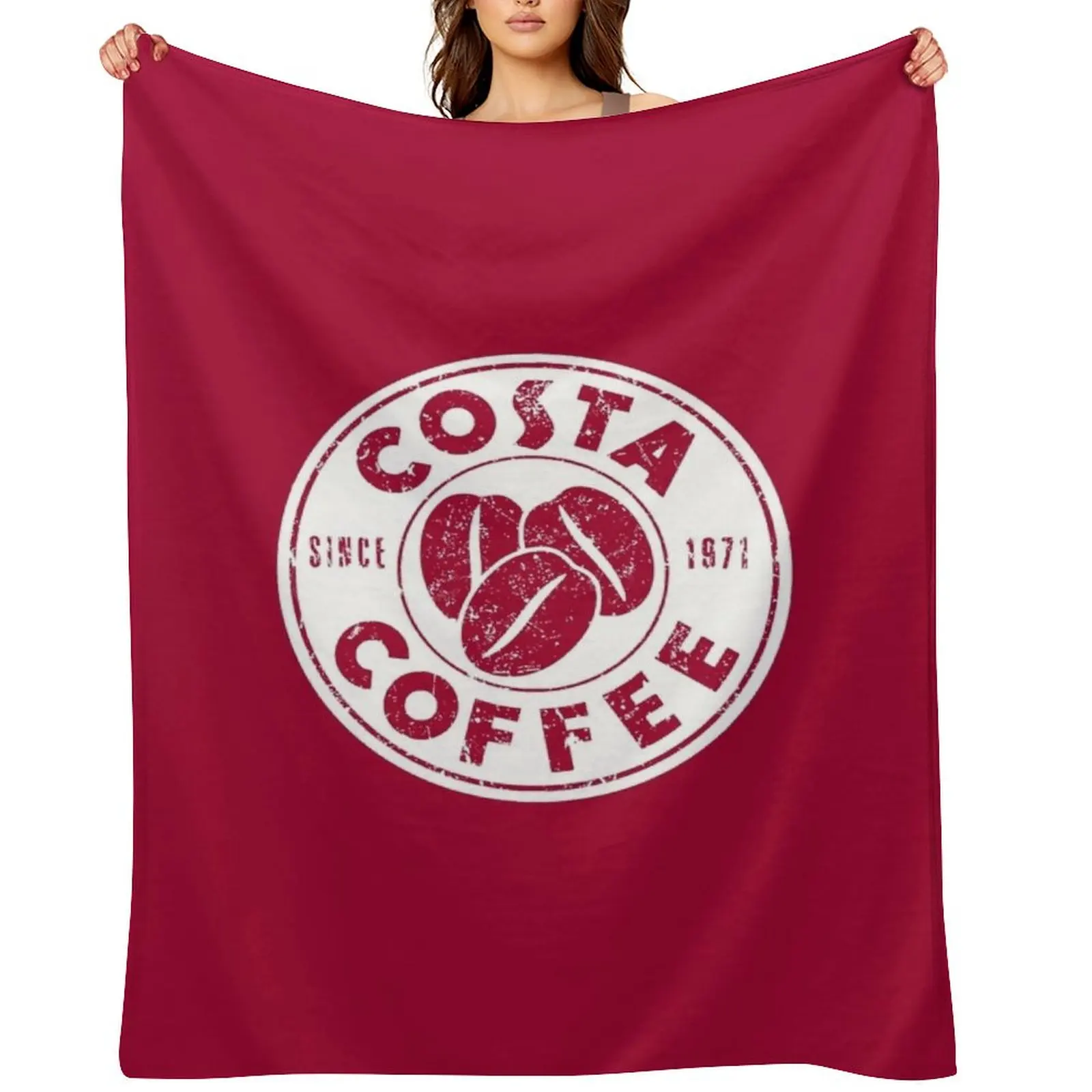 

Costa UK Coffee Chain Logo design Throw Blanket Thermals For Travel funny gift Summer Beddings Hairys Blankets