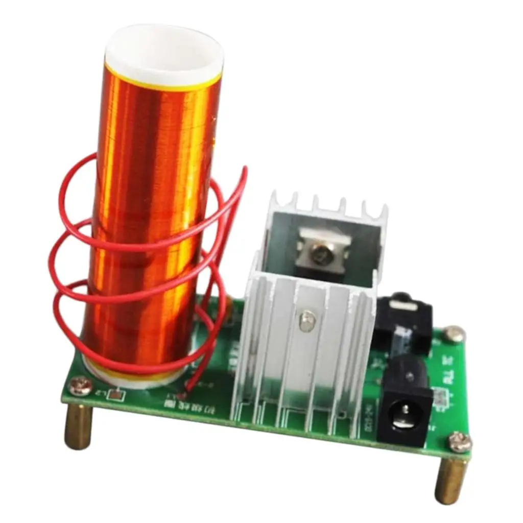 Micro Music Tesla Coil DIY Electronic Kit Stable Glass Skeleton Multicolor for Educational Toy Gift