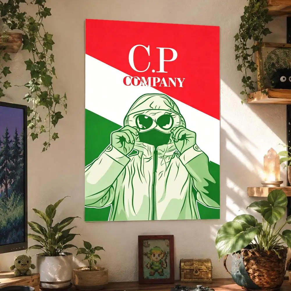 Brand Popular Historic C.P. Company Poster Wall Art Poster Waterproof PP Print Peel And Stick Removable Self Adhesive Home Decor