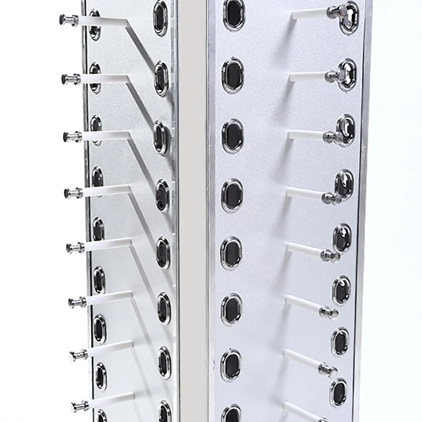 Rotating Glasses Display Stand, 44 Pairs Sunglasses Holder Eyeglass Display Turning Stand with Mirror for Displaying or Storing