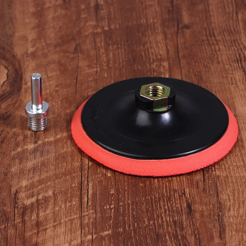 3/4/5 بوصة رغوة البلاستيك دعم الوسادة الرملي القرص الداعم الموضوع تلميع الرملي الداعم لوحة زاوية طاحونة ساندر