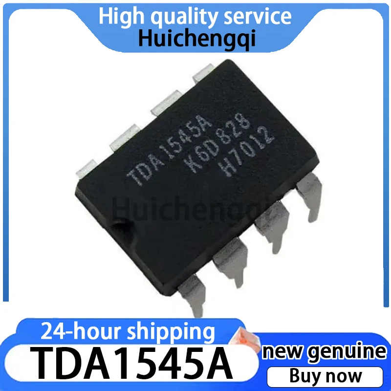 10PCS Original Genuine TDA1545A Packaged DIP-8 Stereo Continuous Calibration DAC Chip