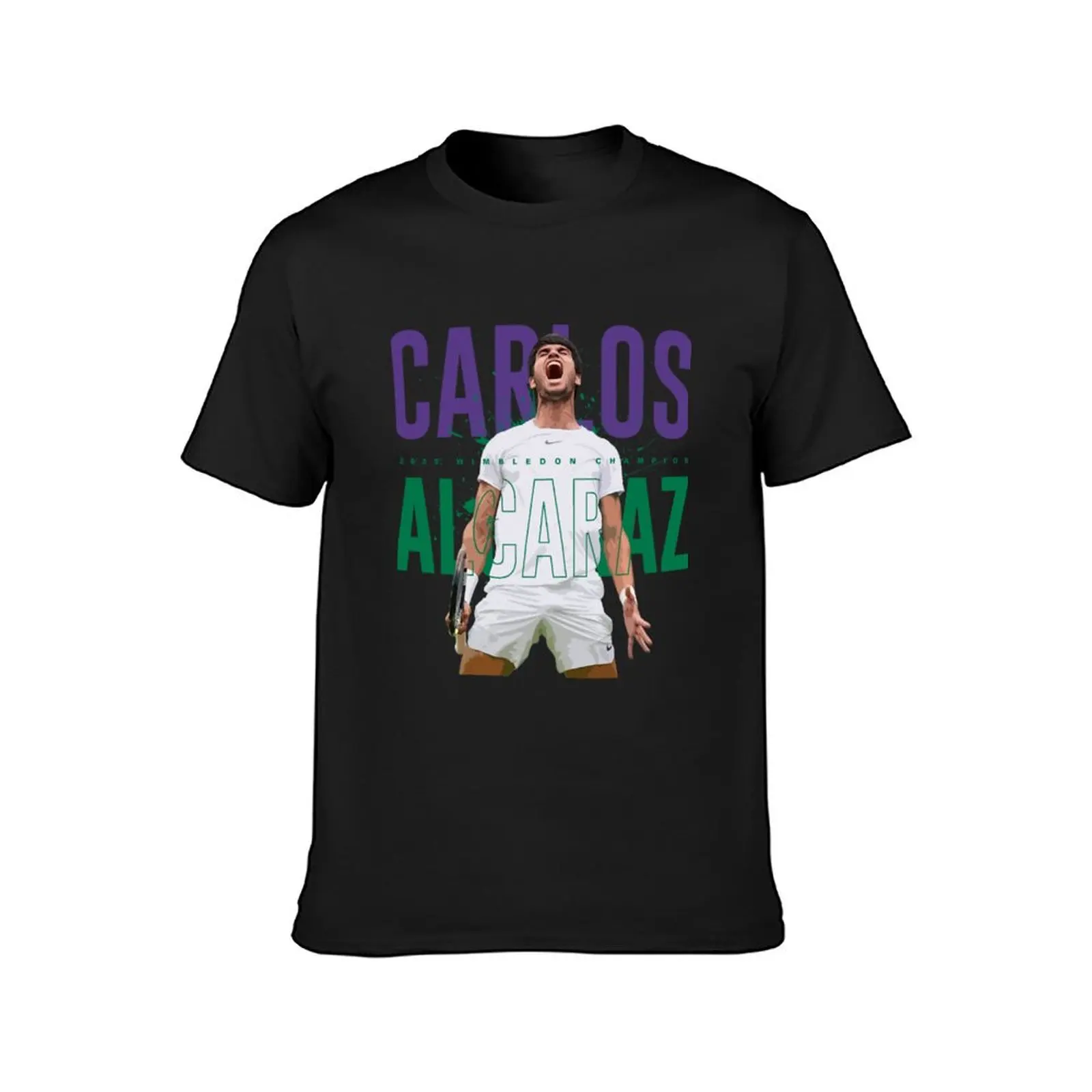 Tenis - Carlos Alcaraz T-Shirt funnys cute clothes customs customizeds tshirts for men