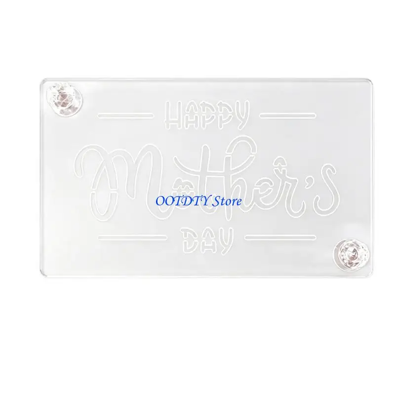 367A Elegant Cake Decorating Stencil For Tiramisu Dessert Acrylic Dusting Molds for Cookie And Chocolates Use