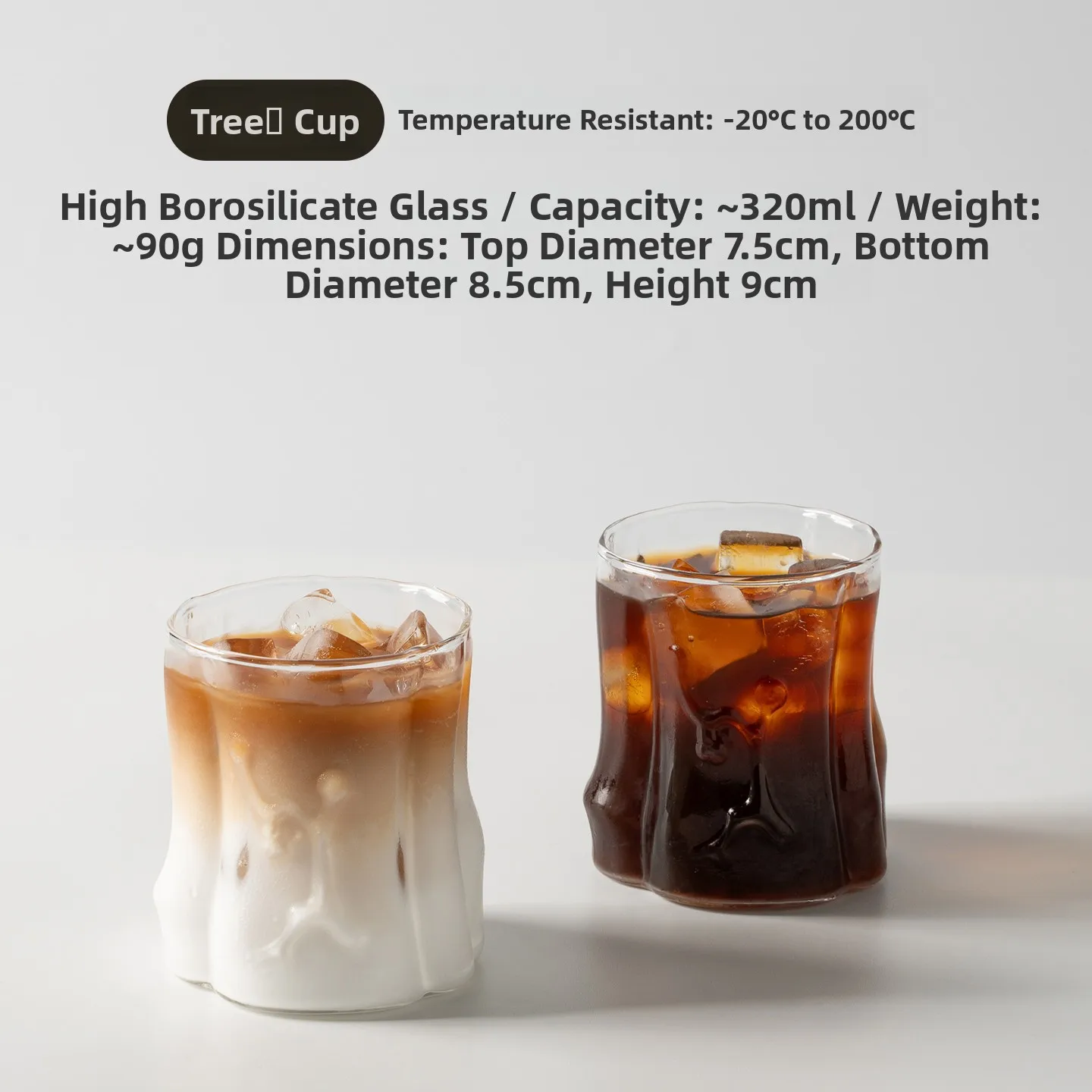 

Dir Japanese Sle Transparent Glass Coffee Cup Diwaer Se Latte Cup High Borosilie Glass Heat Resistant No Handle