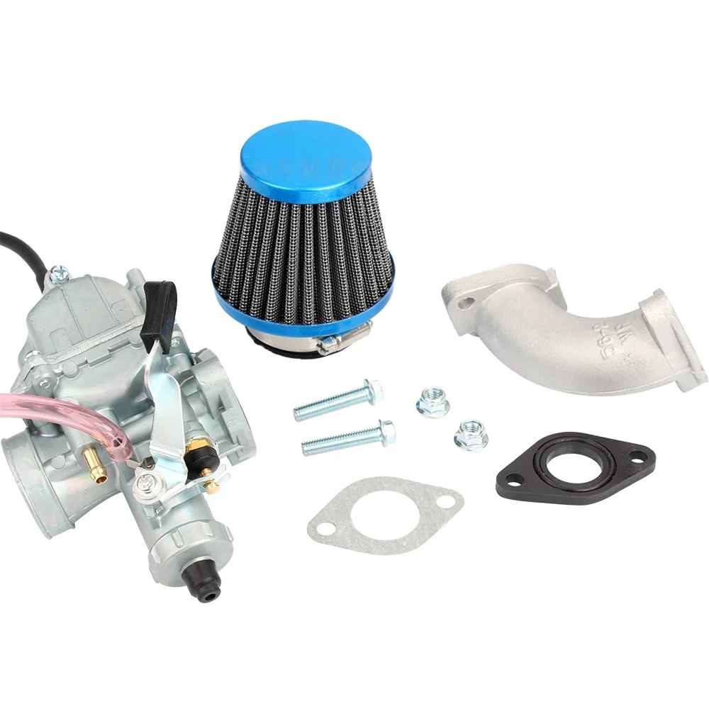 

Motorcycle Carburetor Intake Manifold Air Filter kit for 125cc 140cc Lifan YX Zongshen Pit Dirt Bike Go Kart Scooters ATV