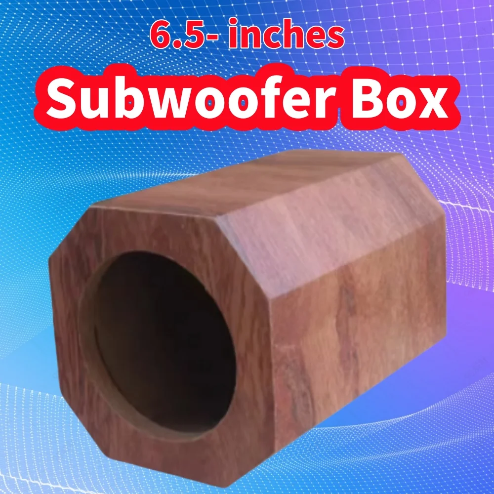 

DIY Vehicle Audio Modification. 6.5-Inch Octagonal Honeycomb Speaker Housing, Car/Home Subwoofer Box, Wooden Speaker Empty Box