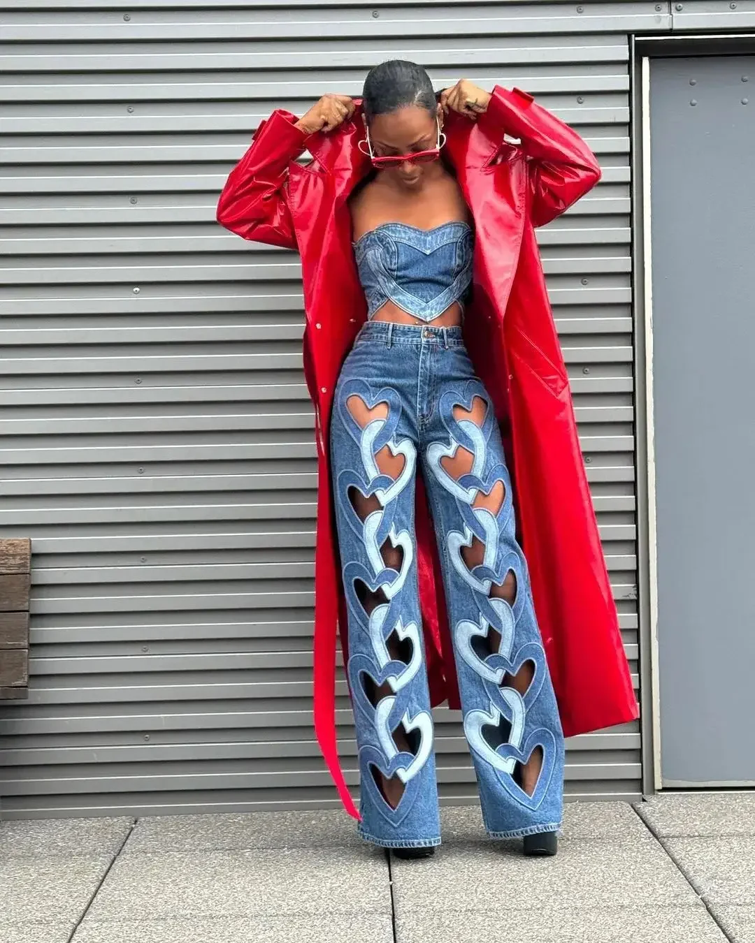 

Прямые джинсы для женщин, широкие брюки с высокой талией, эластичные потертые джинсы, уличная одежда, женские брюки до щиколотки