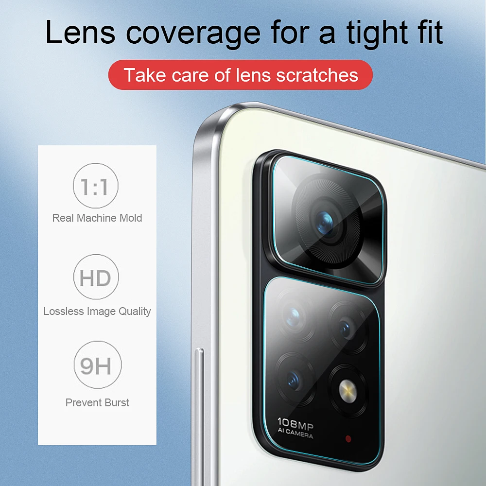 Camera Lens Protector For Xiaomi Redmi Note 11 pro 4G Turbo Camera Protective Film for Redmi note 11 pro  4g not glass