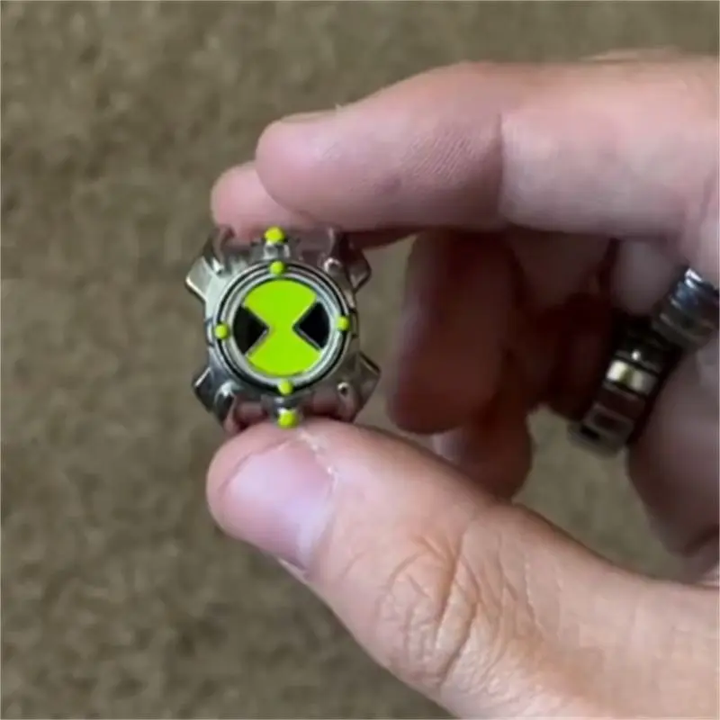 Anime Ben 10 Omnitrix Cosplay Ring Unisex Punk Goth Trendy Personality Finger Rings Jewelry Accessories