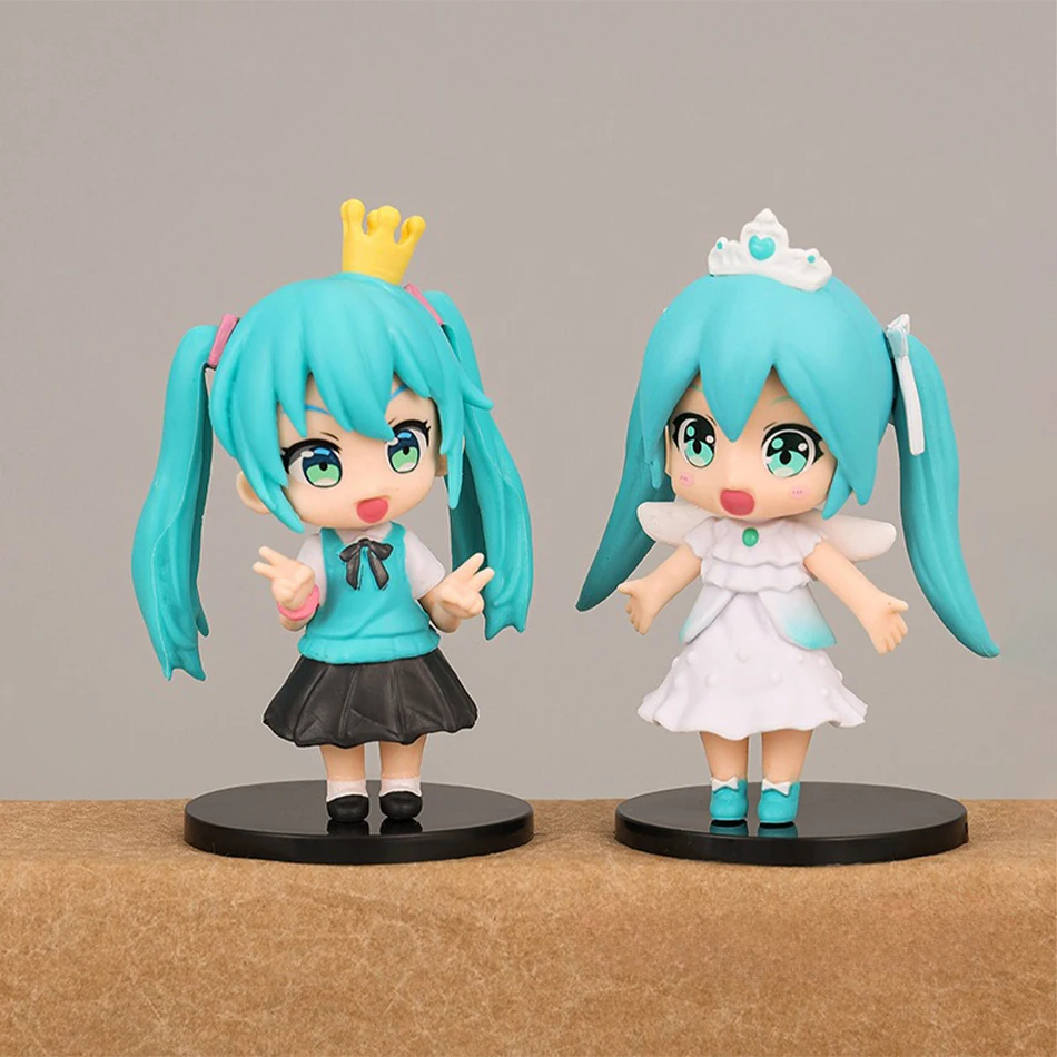 Nieuwe Hatsune Miku Q Versie Serie Cinnamoroll Piapro Eerste generatie Blind Box kid Speelgoed Collectie Verjaardagscadeau