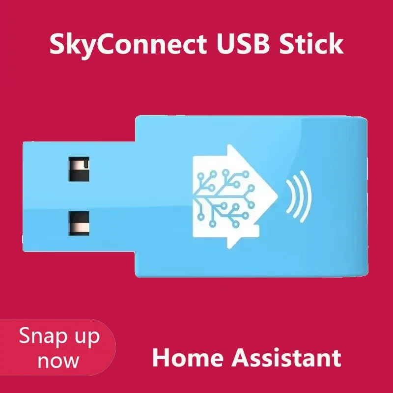 

Home Assistant SkyConnect USB Stick - compatible with Zigbee/Thread/Matter, ideal for Smart Home