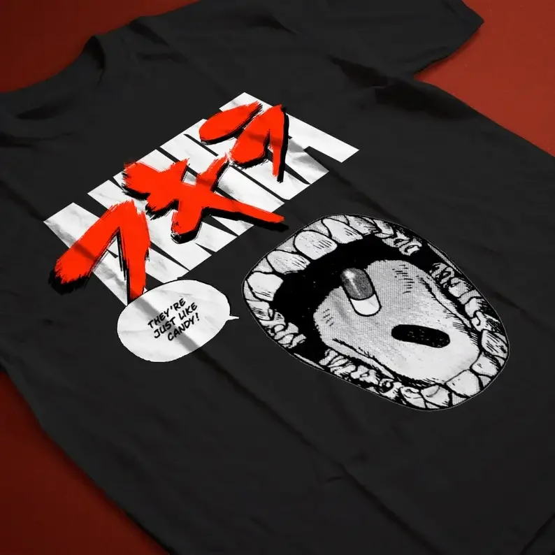 Akira shirt, anime shirt, japanese streetwear