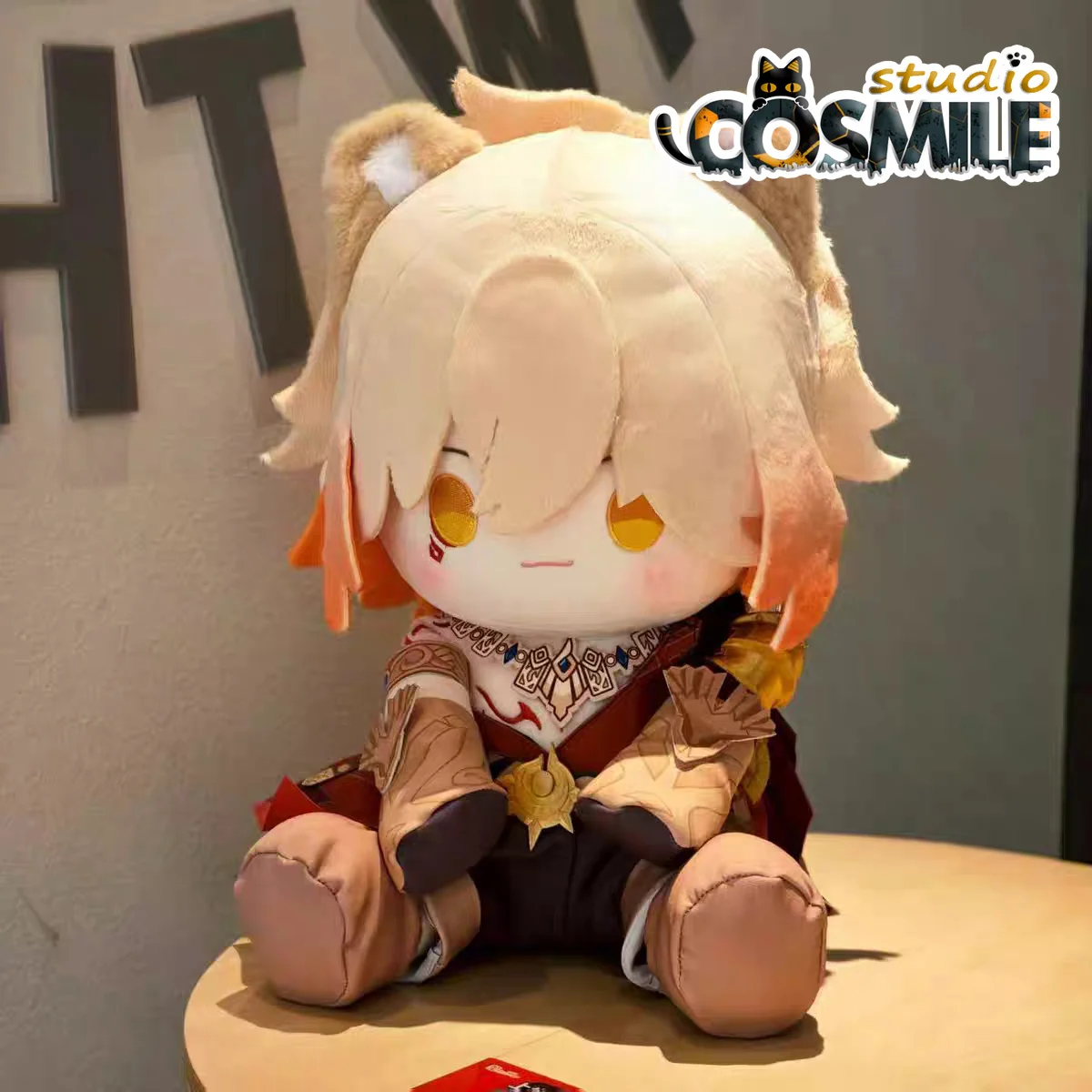 

Cat Neko Mydei Game Honkai: Star Rail Stuffed Plushie 40cm Sitting Plush Seated Doll Toy Gift YQ