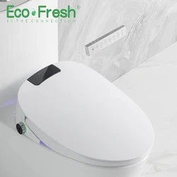 EcoFresh Smart toilet seat  Electric Bidet cover intelligent bidet heat clean dry Massage care for child woman the old