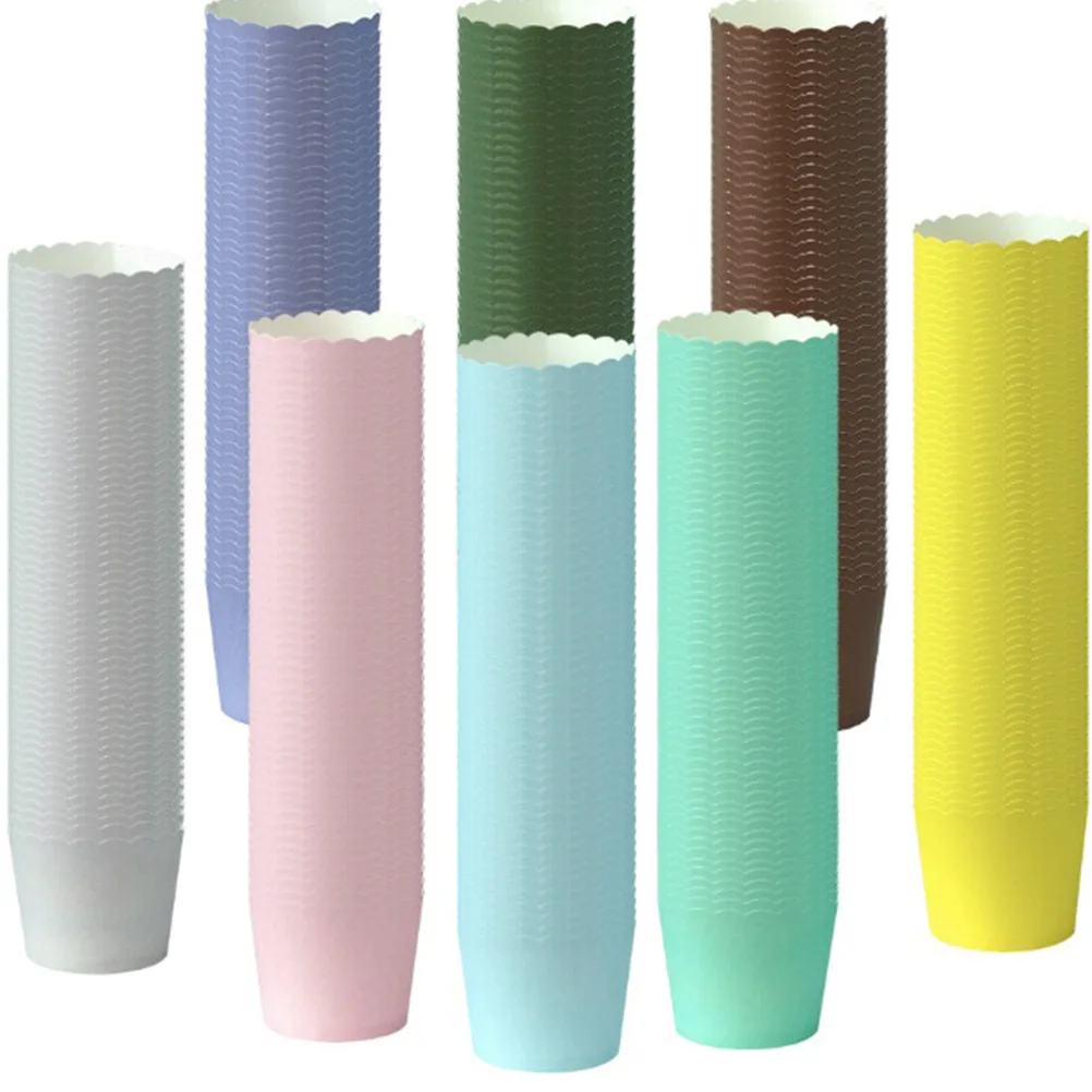 

50pcs Muffin Wrappers Elegant Design Party Supplies Wedding Cake Cup Decorations Baking Cupcake Wrapper Tools