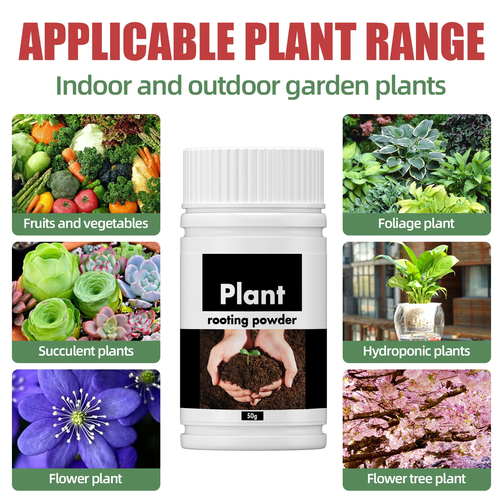 Fast Acting Rare Plant Rooting Powder Boosts Fruit Flower Rapid Rooting Nutrition Hydroponics Garden Plant Growth Aid