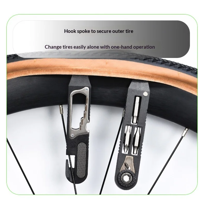 OFFBONDAGE Bike Torque Wrench Multi-tool Bicycle Tire Levers Cycling Ratchet Wrench Kit MTB Wrench Set Bike Maintenance Tools