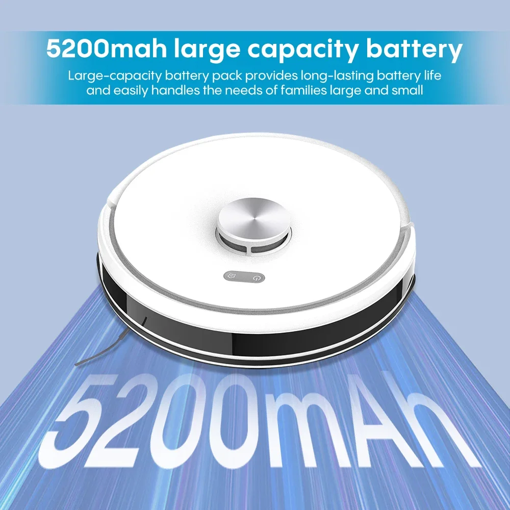 Self-emptying Dustbin Superhero Sweeping Pool Floor 5000Pa Electric Aspirateur Germany Robot Vacuum Cleaner