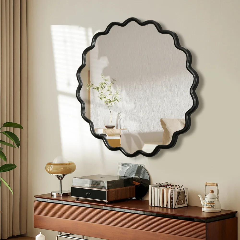 Mirror-Black Vanity Mirror Wall Decor Modern Mirror Wall Decor Bathroom, Bedroom, Living Room, Dining Room, Cloakroom, Entryway