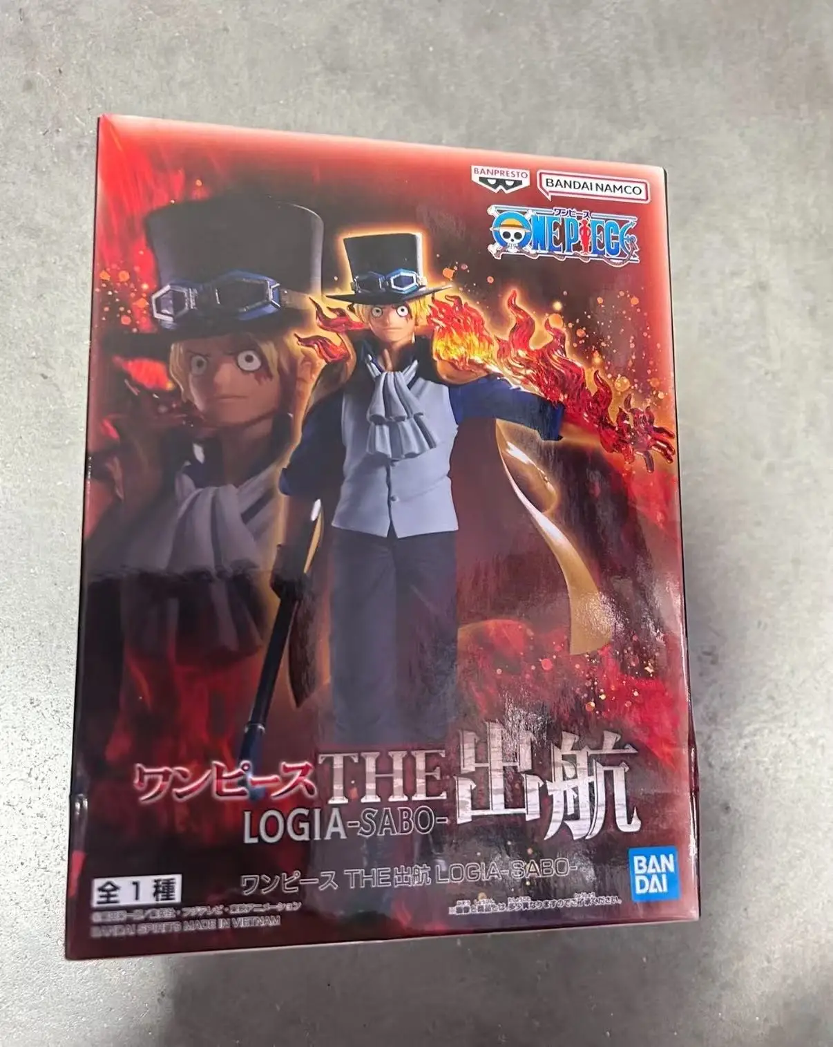 

BANDAI BANPRESTO THE Sail ONE PIECE LOGIA Sabo Model Toy Figure