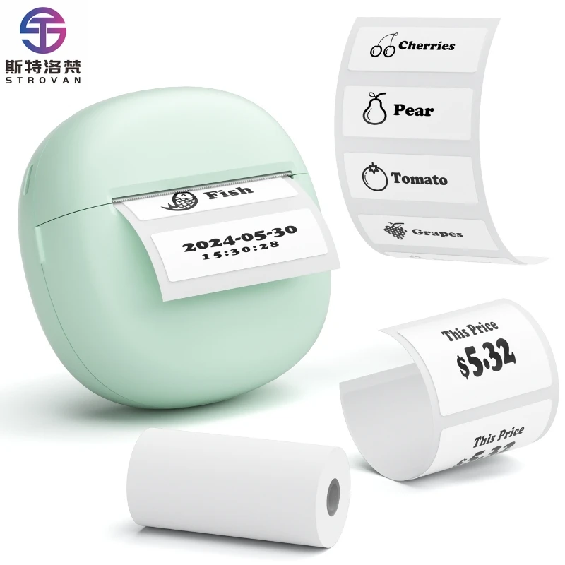 

E Mini Label Printer for Mobile Phone IOS Android Office Home Store Organization