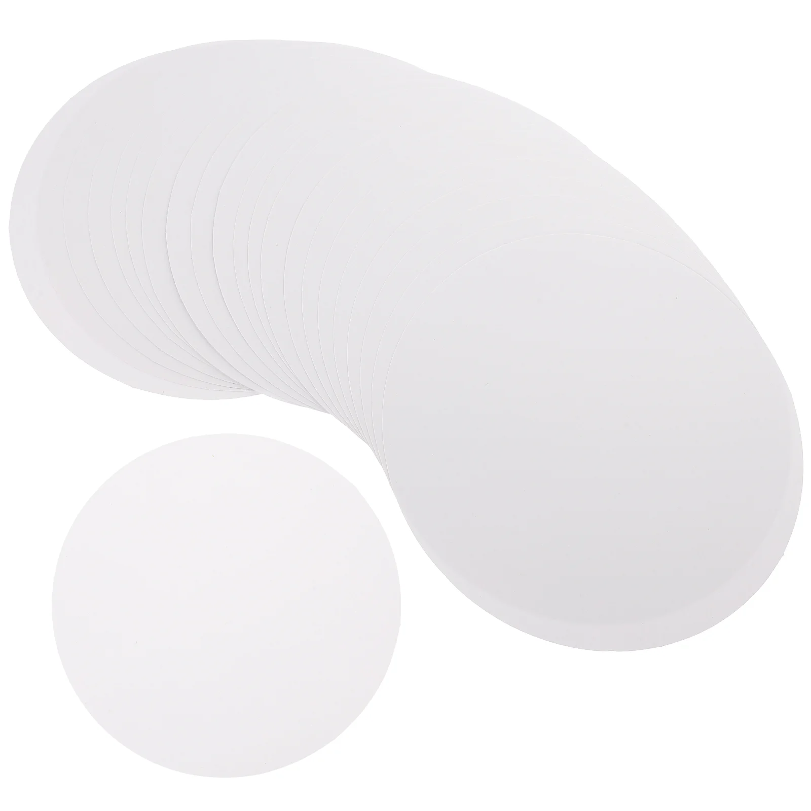 40 Pcs Round Drawing Paper Cardboard DIY Painting Cards Cardboards Slices Stock