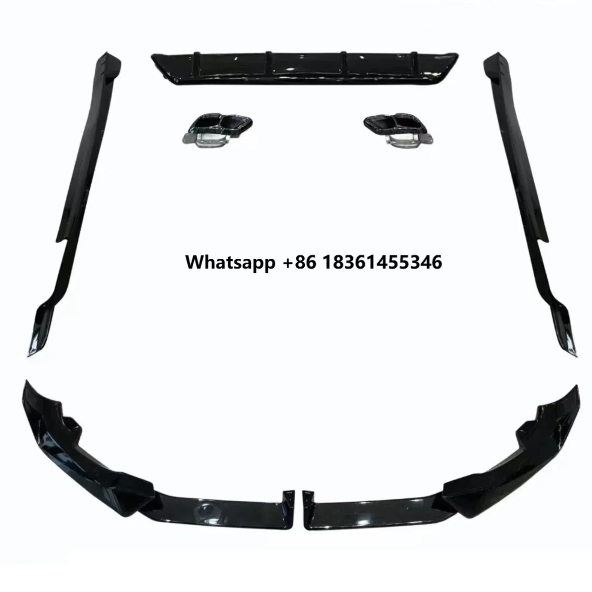 For  X6 G06 LCI 2023 Convert MP Style Kit Spoiler Car Accessories Body Kit Front Shovel Rear Lip Side Skirt