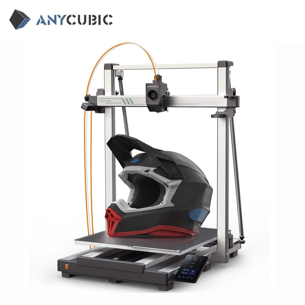 

ANYCUBIC Kobra 3 Max 3D-принтер: высокоскоростная печать 600 мм/с, точное автоматическое выравнивание и улучшенная защита от пропускания деталей, область печати 420*420*500 мм