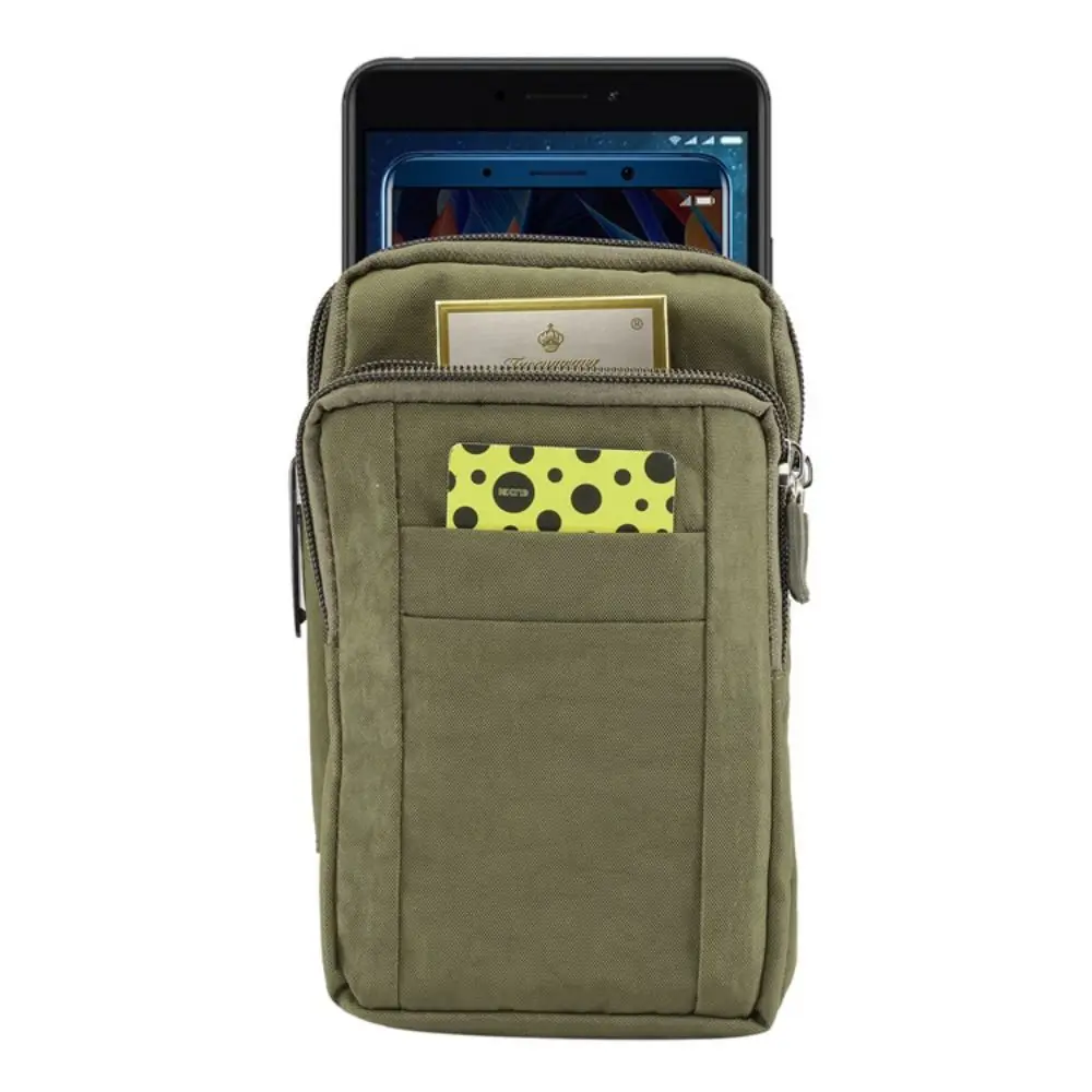 Gürteltasche Outdoor-Handytasche Umhängetasche Dreilagiger Handyhalter Nylon-Tragetasche Smartphone-Tasche für Männer und Frauen – Detail 11