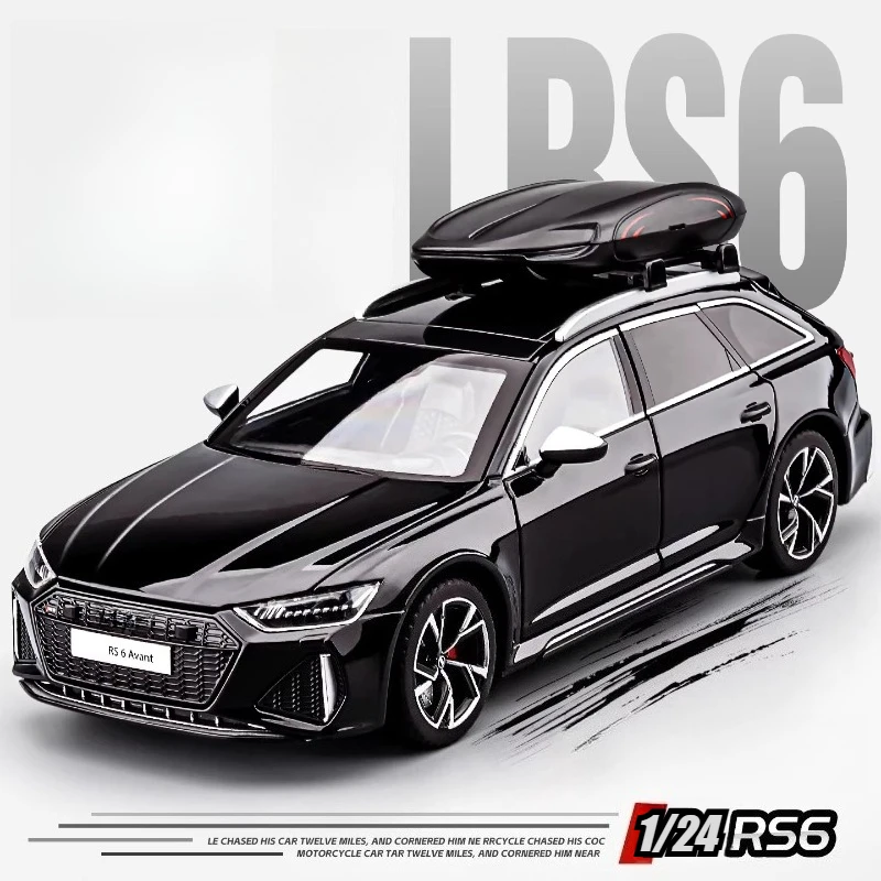 

Модель спортивного автомобиля RS6 AVANT 1:24, литая под давлением, со звуком и светом, коллекционная, лимитированная серия, подарок, детская игрушка