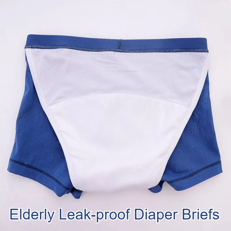 Adult Incontinence Panties Elderly Men Boxer Women Underwear Diapers Breathable Washable Postoperative Anti-leakage Urine Briefs