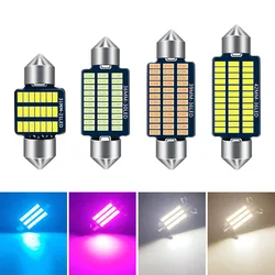 2/4/10pcs c5w C10W Led festoon 31mm 36mm 39mm 41mm interior lights Canbus LED Reading light Car Dome light License plate light