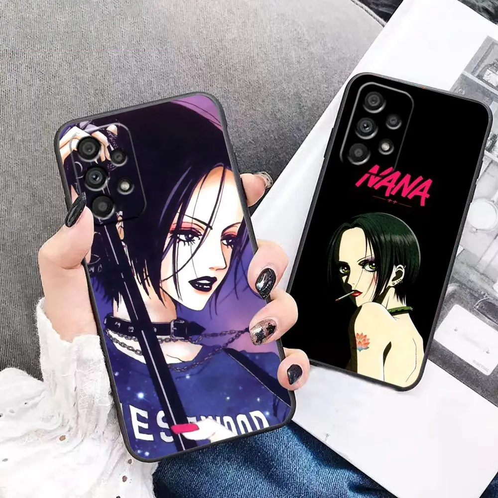 Nana Osaki on Purple Tie Dye Phone Case For Samsung Galaxy A90 A73 A71 A53 A52 A51 A42 A33 A32 A23 A22 A21S A13 A12 Case Funda