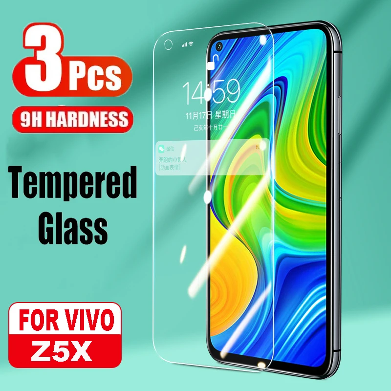 

3PCS Tempered Glass For Vivo Z5X Screen Protectors on Vivo Z5X Protective Glass Films