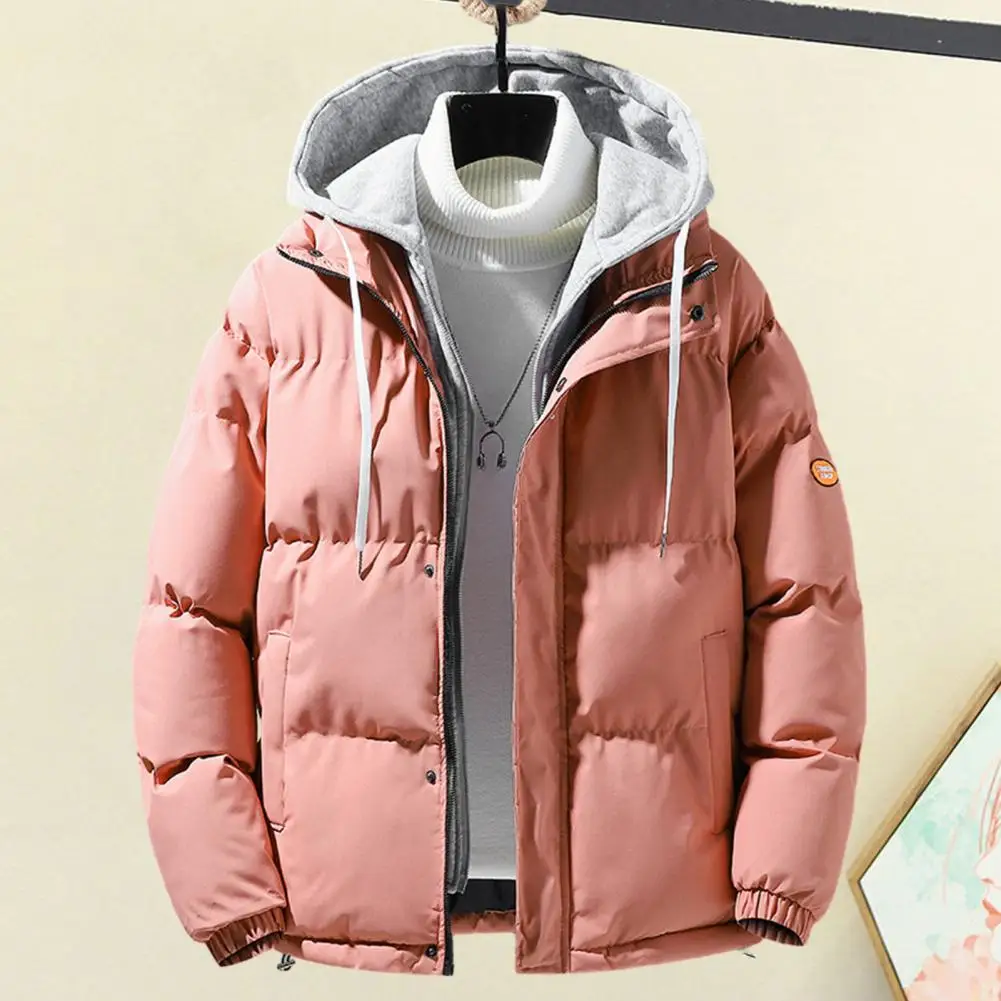 2023 Men's winter jacket Men Jacket Hooded Warm Fashion Thickened Cotton Padded Jackets Stand Collar Casual Coats Windproof