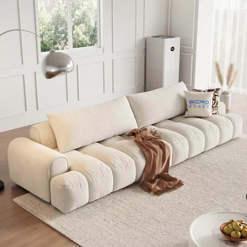 

Cute Foam Unique Sofa Wood Square Comfortable Lounge Recliner Puffs Couches Modern Designer Sofy Do Salonu Furniture Living Room