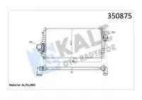 Store code: 350875 for TURBO radiator (INTERCOOLER) EPICA