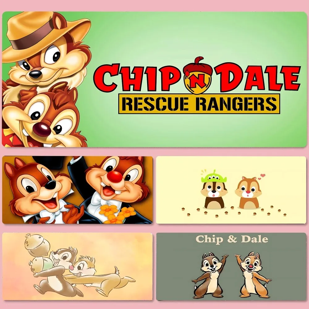 

Cute Animal C-Chip N D-Dale Mousepad New Arrivals Large Gaming Mousepad L XL XXL Gamer Mouse Pad Size For Keyboards Mat