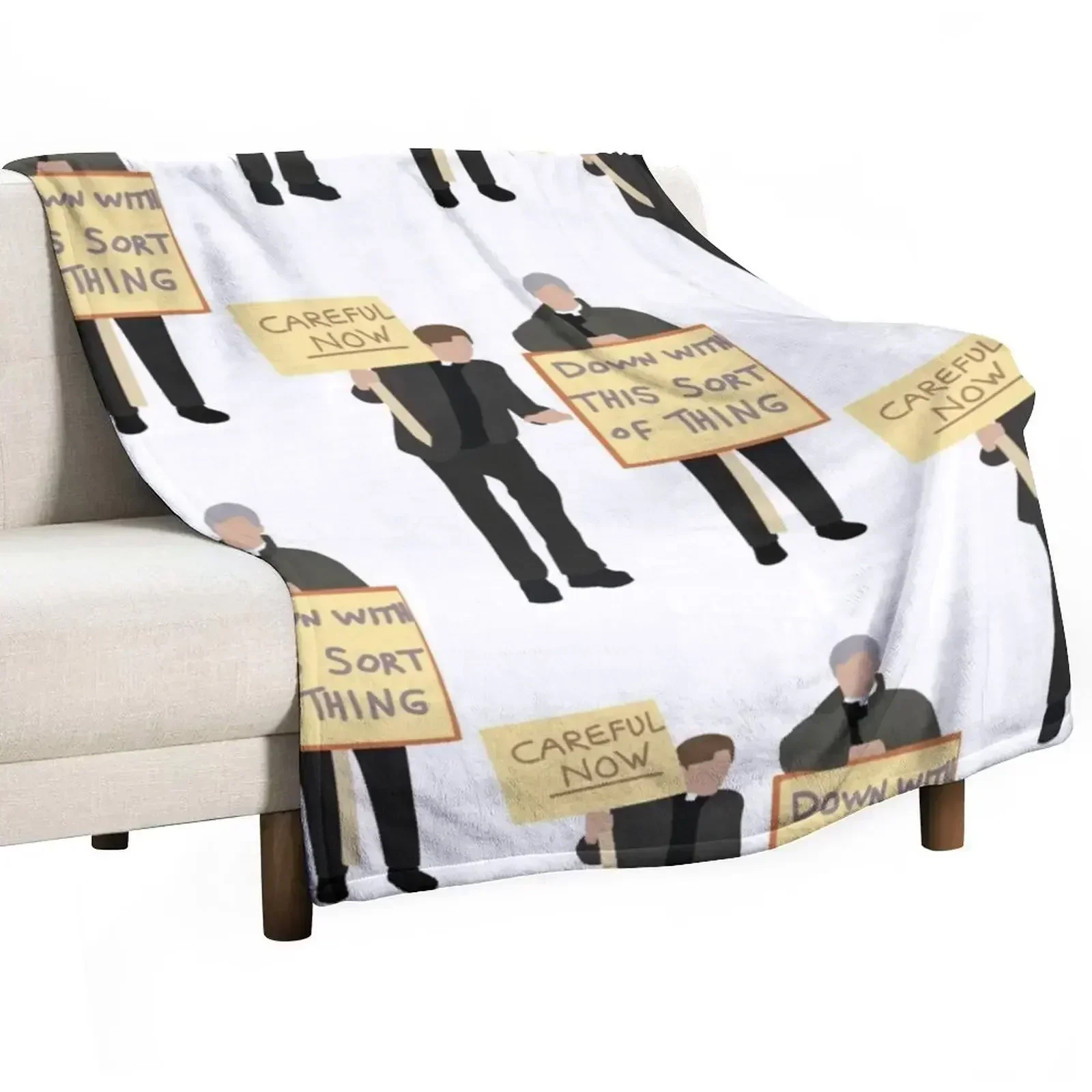 

Father Ted Careful Now Quote Throw Blanket Luxury wednesday Blankets For Bed Plaid on the sofa Blankets