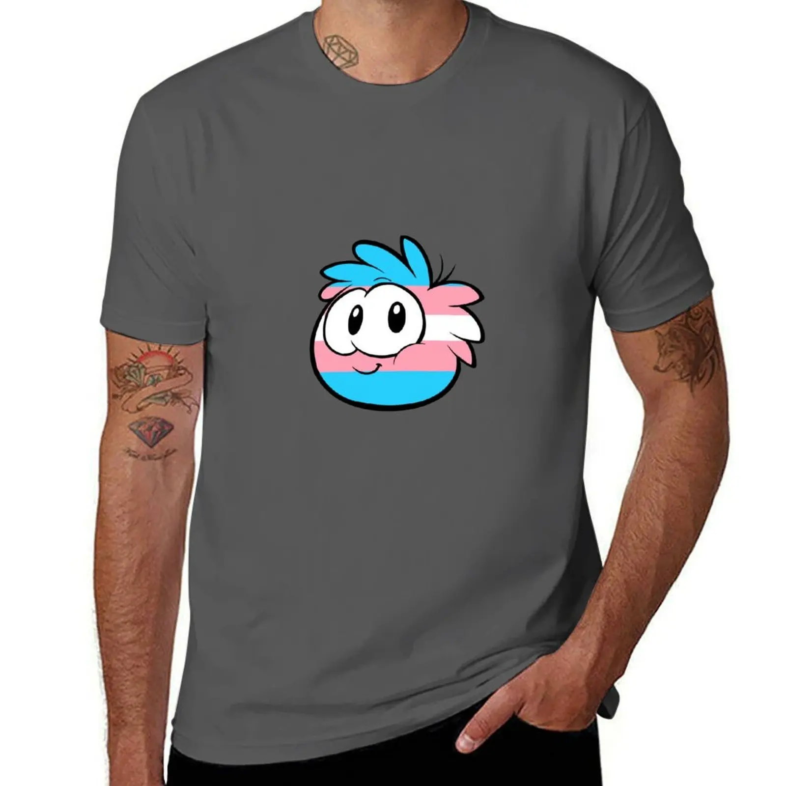 

Puffle Transgender T-Shirt Breathable Travel T-Shirt