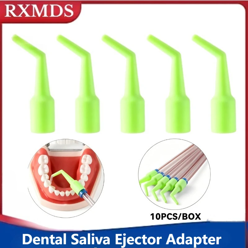 20PCS Dental Saliva Ejector Adapter Autoclavable Disposable Oral Suction Tube Conversion Head Material Dentist Tool