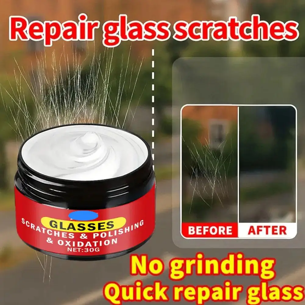 Car Windshield Repair Wax Polishing Agent Plastic Component Gloss Surface Repair Bright Protect Paste, Tire Interior Treatm N3C8