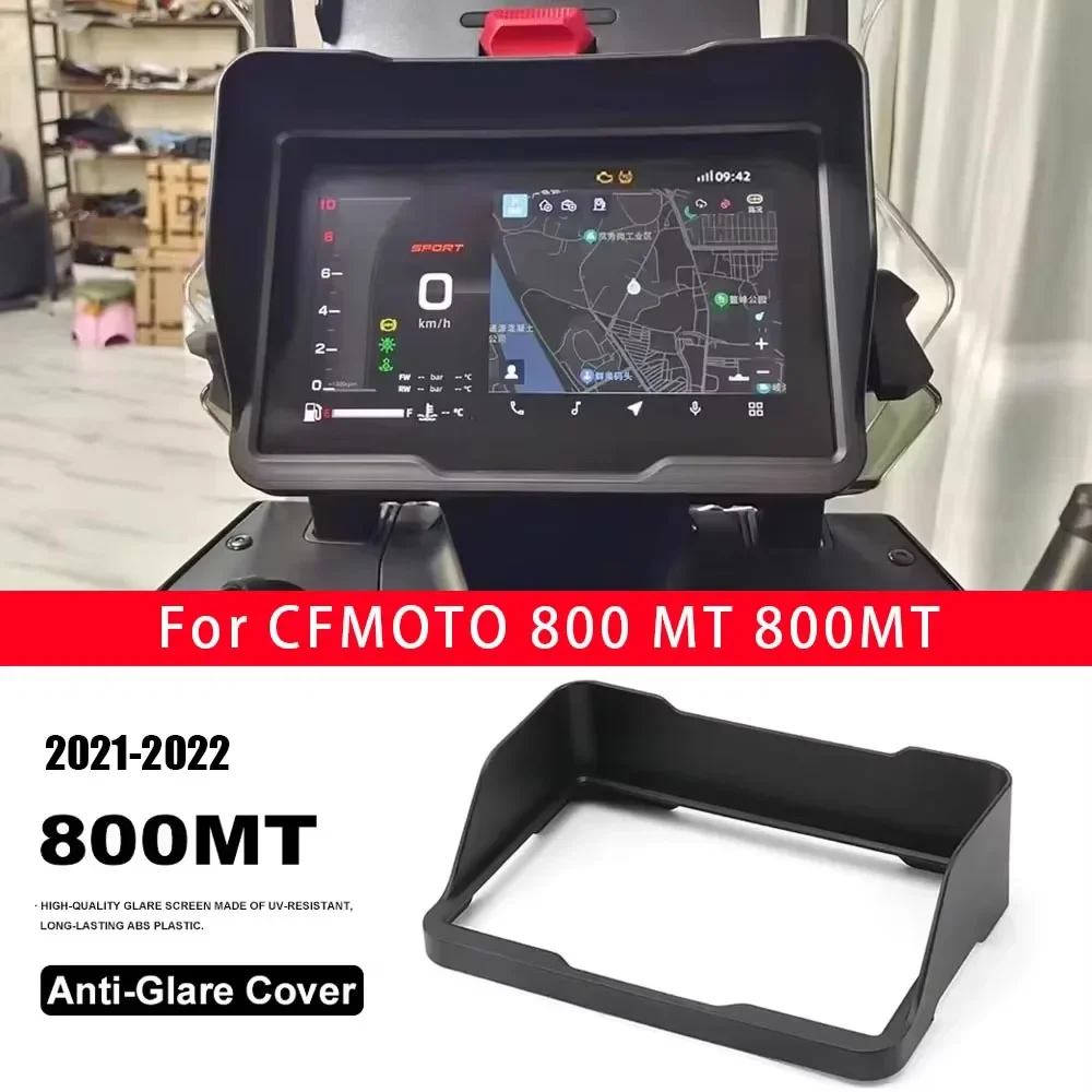 Image of Neue Instrumentenabdeckung, Schutz für das Armaturenbrett, Sonnenblendenabdeckung, Motorrad-Anti-Glare-Abdeckung für CFMOTO 800MT 2021–2022