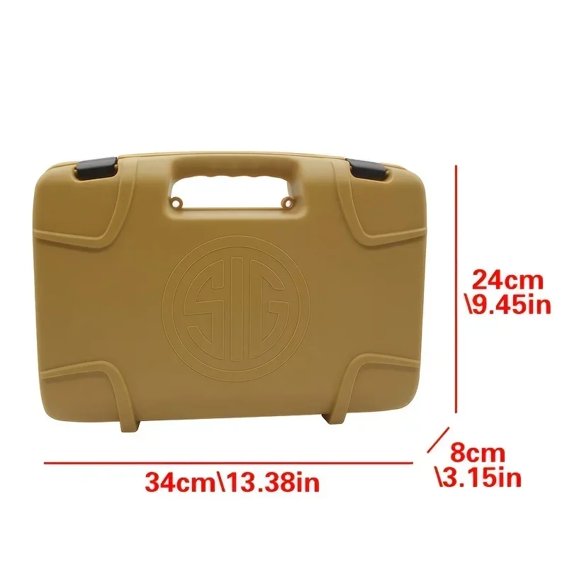 Portable suitcase GLOCK 1911 ABS Pistol Case Tactical Hard Pistol Case Padded Foam Lining For Hunting Airsoft