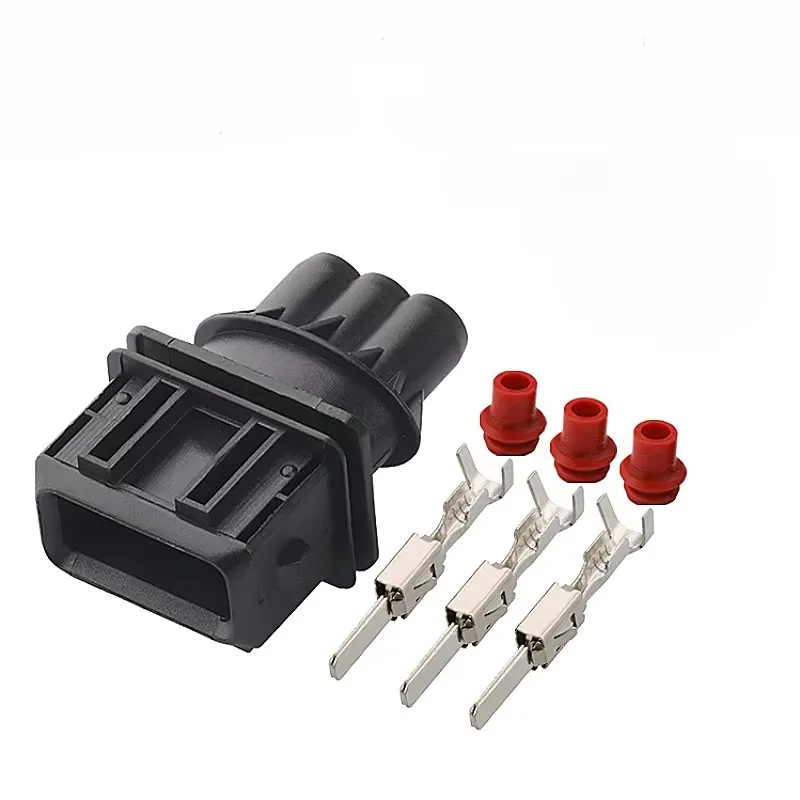 

1 Set 3 pin 282191-1 282729-1 EFI waterproof Fuel Injector auto connector EV1 Car Power Timer Connector Sensor Plug 1-962581-1